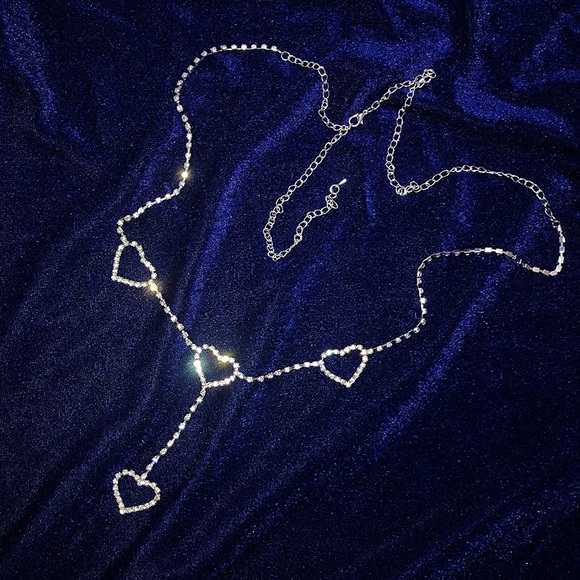 SOLD OUT *✧･ﾟ:* Rhinestone Heart Belt ✧*:･ﾟ - Picture 2 of 3